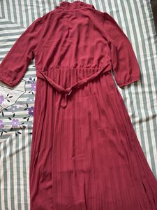 Chic Pleated Dress