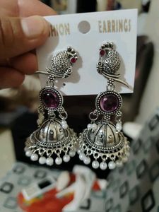 Beautiful Purple Earings 💜😍