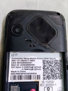 Used Jio Keypad Mobile Phone. No Battery. Phone Working Condition. Only Phone Back Cover Scratch Line.