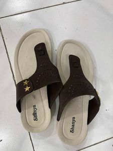 Shanya Brown Thong Sandals