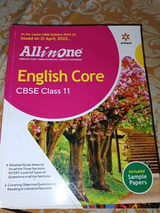 ALL IN ONE ENGLISH CORE CBSE CLASS 11