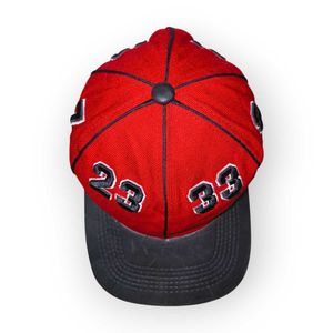 Vintage Red &#34;23-33&#34; Panel Cap | Pre-Loved