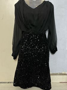 Pintrest Sparkly Black Party Dress