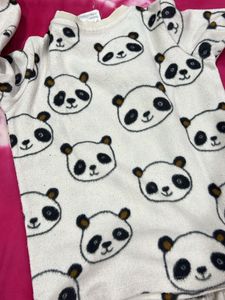 H&amp;M Panda Print Pajama Set