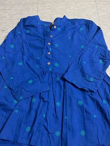 Festive Yellow Gota Work Anarkali Kurti