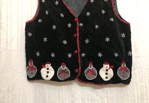 Paul Harris Design Black Printed Vest