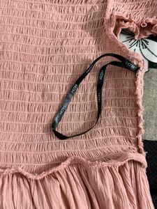 Cute Pink Off-Shoulder Dress