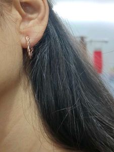 Rose Gold Hoop Earrings