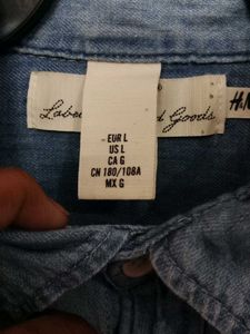 H&amp;M L.O.G.G Men&#39;s Denim Shirt