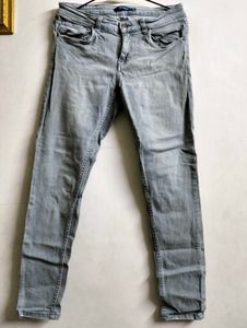 Gray Denim Jeans