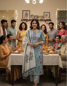 New Year Sale🎉🎉🎉Suit Set-5 (blue)