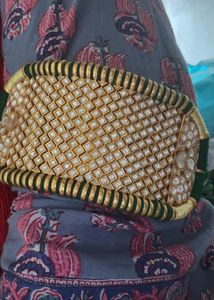 Sterling Silver Kundan Bajuband