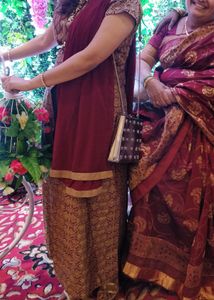 Royal Navel Slit Long Kurta With Dupatta