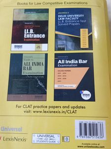 Clat And LLB Examination Book