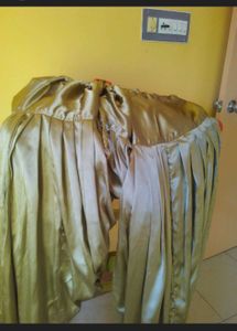 Golden Salwar Satin