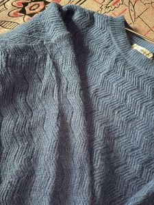 Blue Patterned Sweater