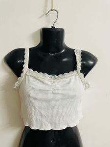 Vintage White Lace Cami