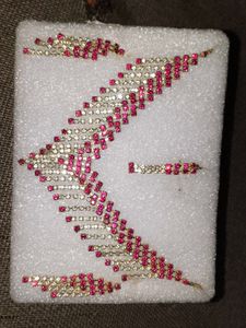 Rhinestone Cascade Earring Set