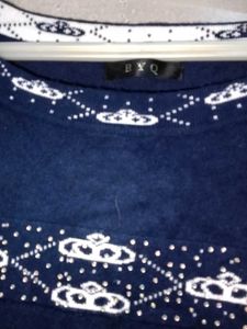 Stylish Navy Blue Sweater