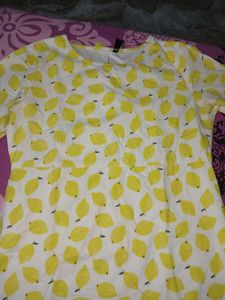 Lemon Print Dress