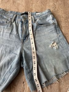 Light Wash Denim Shorts