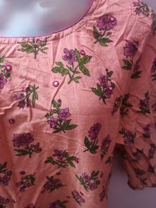 Floral Print Kurta