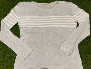 Imported Striped Long Sleeve Top