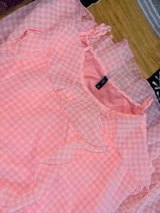 Pink Gingham Dress