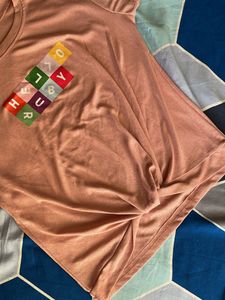 Peach Graphic Tee