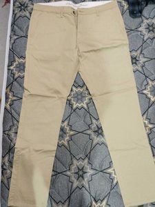 Men's Khaki Straight Leg Pants