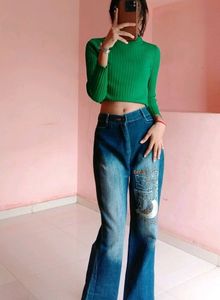 Bootcut Faded Jeans 👖