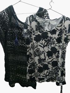 Cotton Lace Tops Combo Of 2