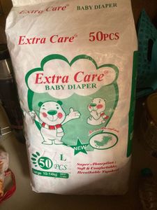 Extra Care Baby Diapers - 50 Count (Size L)
