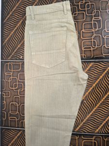 Men's Khaki Straight Fit Jeans