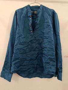 Men's Teal Button Down Shirt