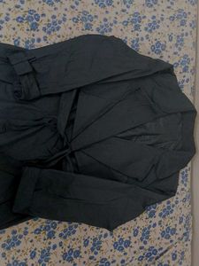 Navy Trench Coat - Classic Style
