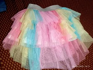 2-4 Age Girl Skirt/unicorn Colour