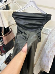 Sleek Olive Green Maxi Dress