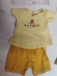 Baby Boy And Girl Tshirt Trousers Combo