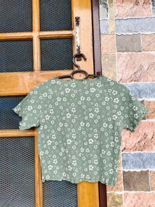 Floral Crop Top