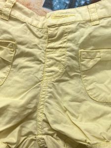 Yellow Shorts 6m -18m