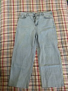 Light Wash Wide Leg Jeans