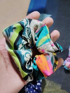 Scrunchie Set - Mixed Prints Pack Of 4
