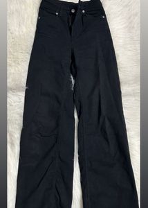 H&M Wide Leg Twill Jeans/ Trouser