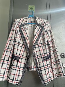 Stylish Plaid Blazer