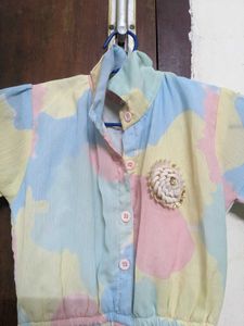 Pastel Tie-Dye Girls Dress