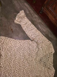 Brasso Net Beautiful Lace Work Top
