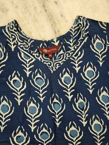 Blue Printed Kurti