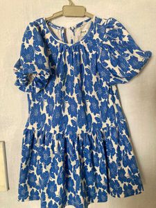 Max Blue Floral Frock