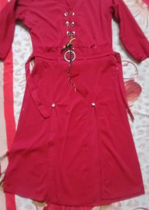 combo 2 red,Green Dress